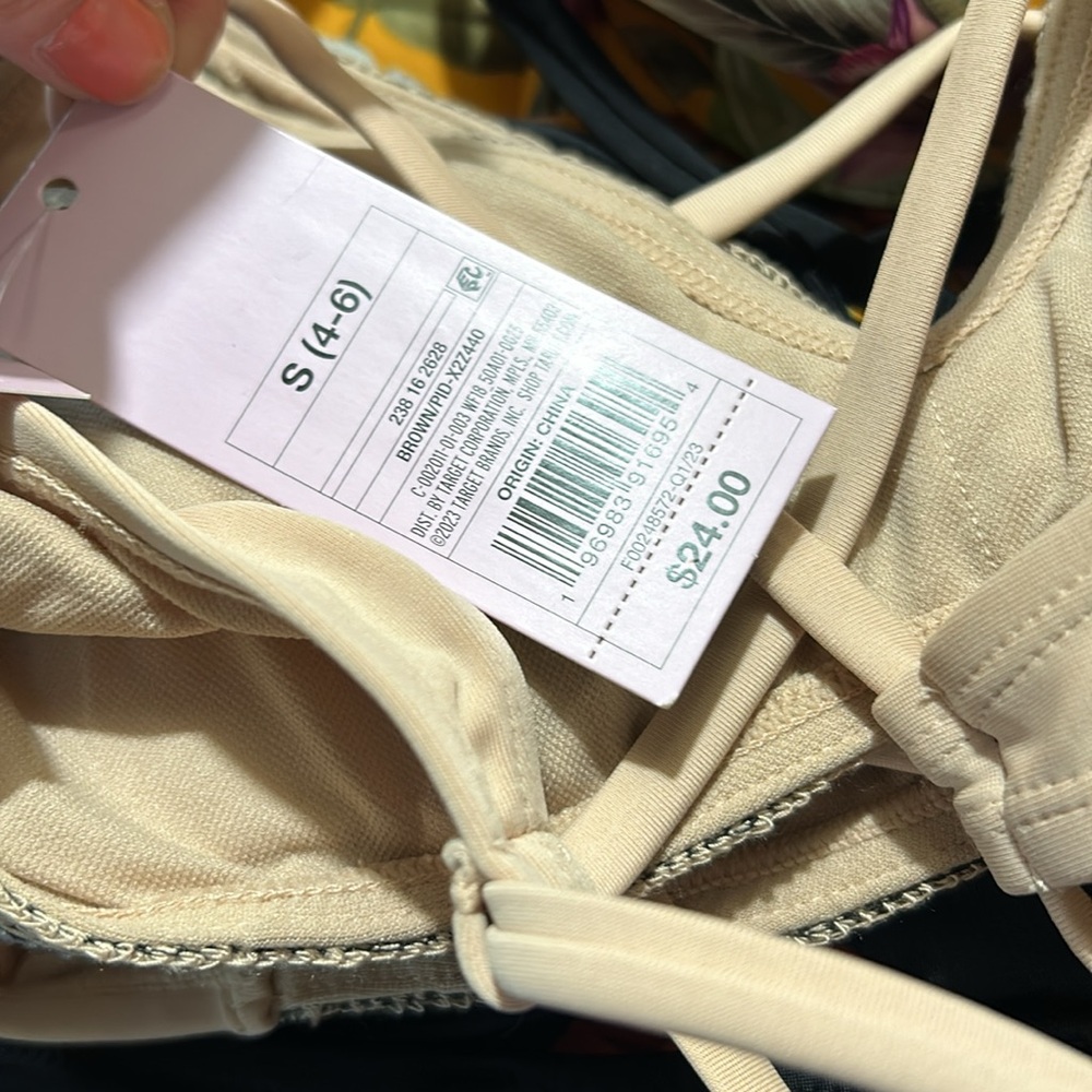 Wild Fable crotcheted adjustable back swim top - Picture 12 of 13